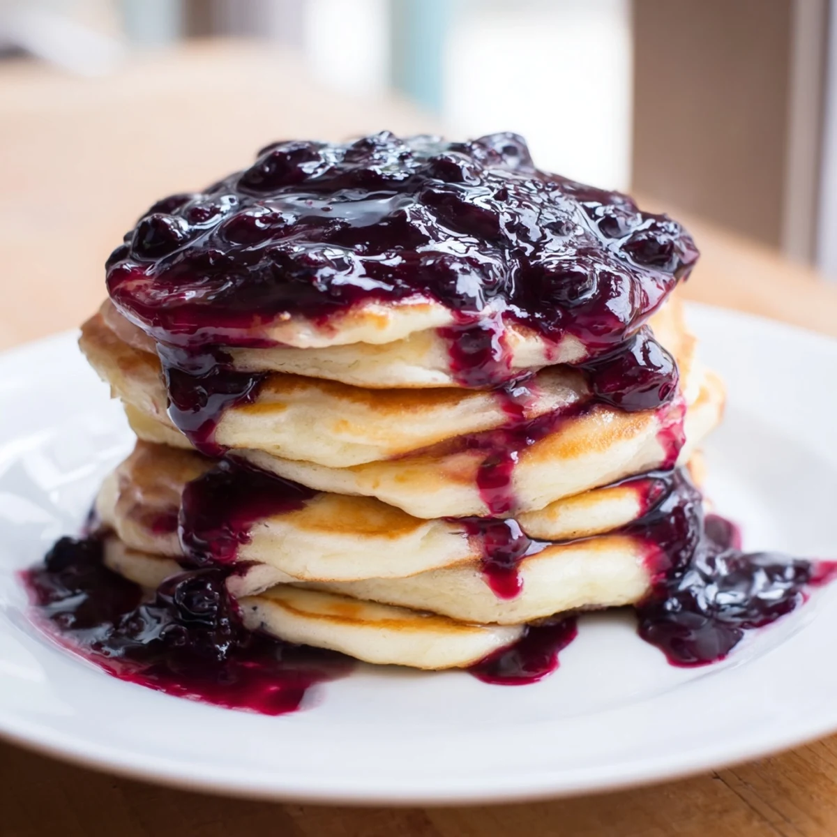 Lemon Ricotta Pancakes Blueberry