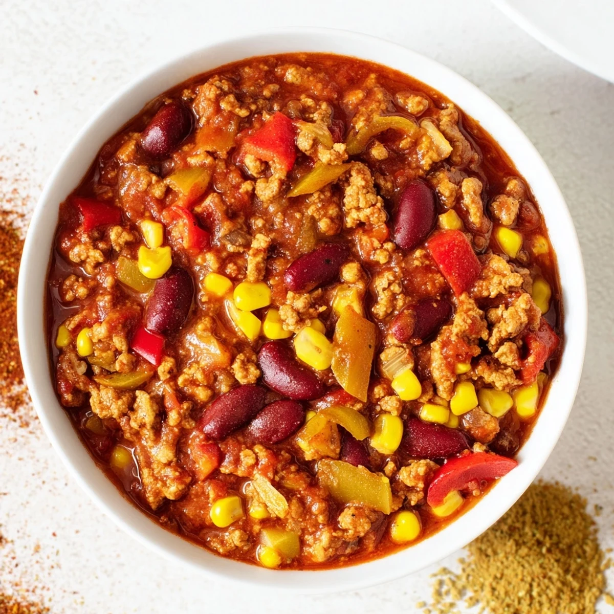 Turkey Chili with Kidney Beans