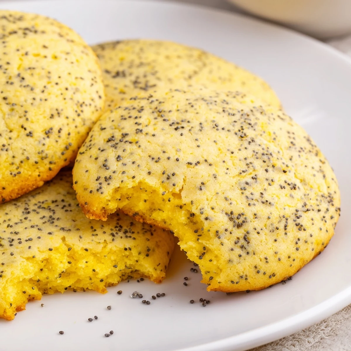 Vibrant spring cookie assortment displaying golden lemon, green matcha shortbread, and pink strawberry treats perfect for Easter dessert tables