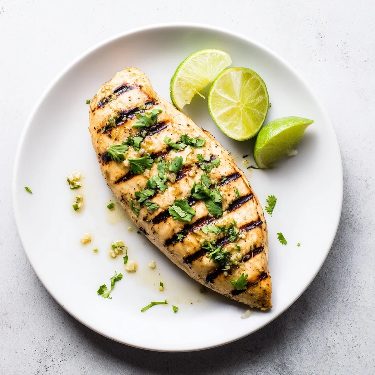 Tender Key West grilled chicken glazed with honey lime citrus and finished with fresh cilantro